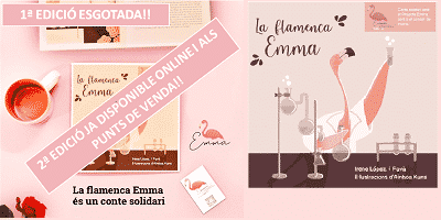El cuento solidario "La flamenca Emma" agota la primera edición