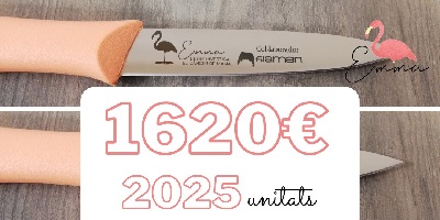 La venda de ganivets solidaris aporten 1.620 € al projecte Emma