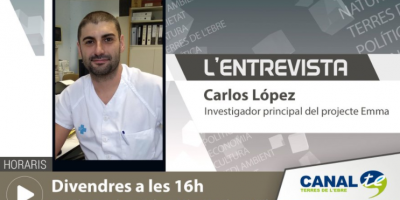 Carlos López i Ramon Bel a “l’entrevista” de Canal Terres de l’Ebre